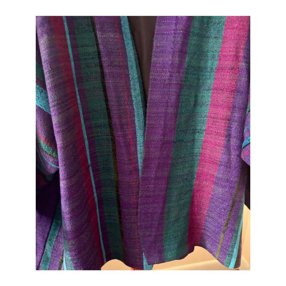 Handwoven Artisan Anoushka Kimono Style Cardigan - Picture 3 of 7